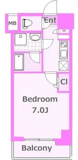 ガーラステージ横濱関内【8階】の間取り