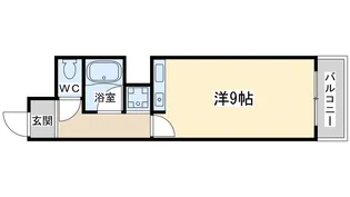 エスリード堂島【5階】の間取り