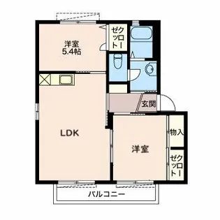 メゾン薫 C【2階】の間取り