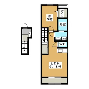 Zen【2階】の間取り