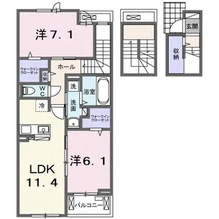 ルミナス【3階】の間取り