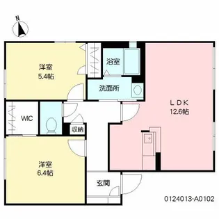 コートビレッジ本鳥栖 A棟【1階】の間取り