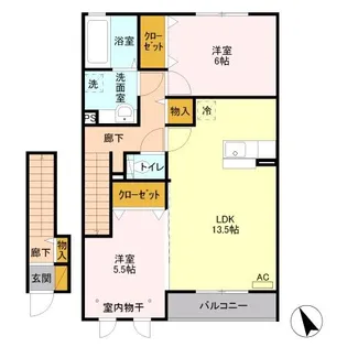 ラ・セゾン【2階】の間取り
