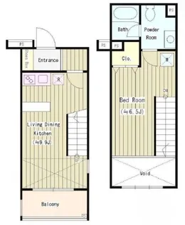可染館【3階】の間取り