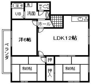 フレグランス泉B棟【2階】の間取り
