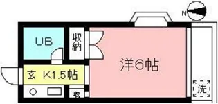 メゾンド西生田【1階】の間取り