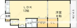 シャルマン桜宮【3階】の間取り