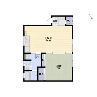 アルカディアIII【1階】の間取り