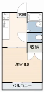 ブルーム陣中【2階】の間取り