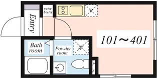 Green Hill 東陽町【4階】の間取り