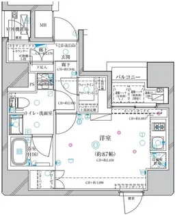 ディアレイシャス錦糸町【4階】の間取り
