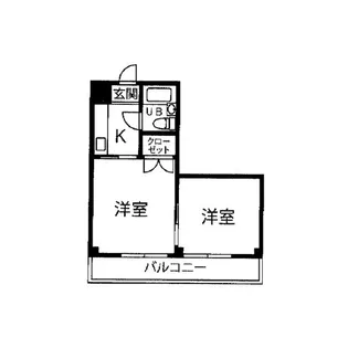 コーポ伊藤【1階】の間取り