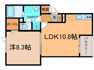 アロンジェ【3階】の間取り