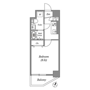 GRAN PASEO浅草II【3階】の間取り