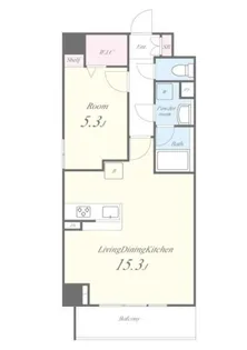 ヴェリテ鷺ノ宮【4階】の間取り