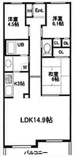 ハイラーク戸田公園【7階】の間取り