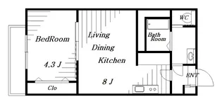 FOREST TERRACE CHIBADERA【1階】の間取り