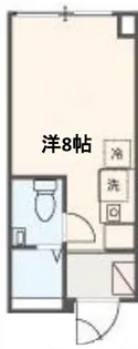 Meldia Residence王子【2階】の間取り