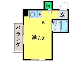 プラザOM【4階】の間取り