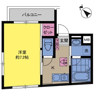 石井ビル【2階】の間取り