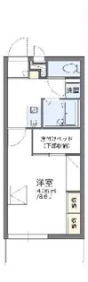 レオパレス青野【3階】の間取り