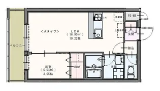 グラン フェリシア【1階】の間取り
