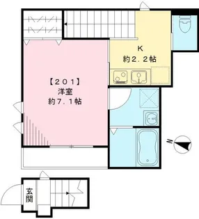Grace Hills Oookayama【2階】の間取り