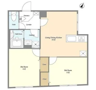 タスキsmart新大塚IIIの間取り