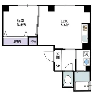 Royal Hills 桜【4階】の間取り