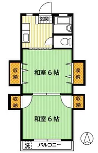 浩久マンション【2階】の間取り