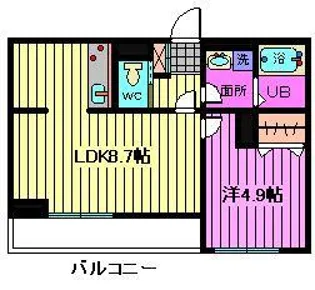 リーブルファイン西浦和II【3階】の間取り