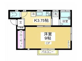 グレース ヒル【1階】の間取り