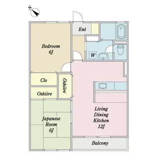 サンライト【2階】の間取り