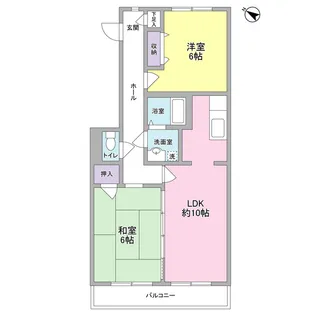 パークプラザ上用賀【3階】の間取り