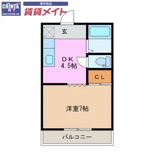 ロフト・カトー【1階】の間取り