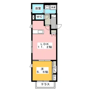 ヴェルハイム浦和【1階】の間取り