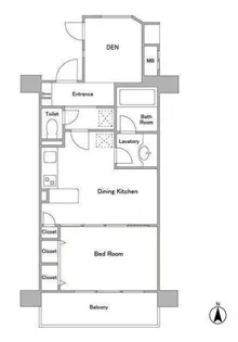 HF学芸大学レジデンス【7階】の間取り