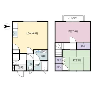 グリーンハイツC棟の間取り