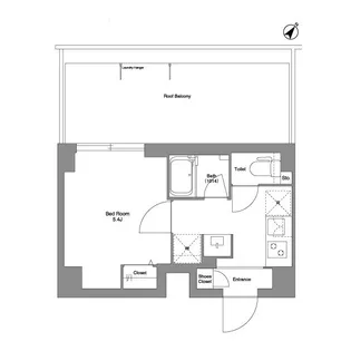 BPRレジデンス行徳【6階】の間取り