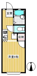 ラ・グリシン【2階】の間取り