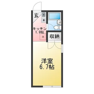 サニーハイツ【2階】の間取り