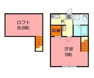サザンフォレスタ【2階】の間取り