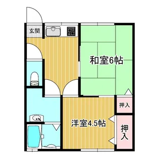 セトルハイツ5号【2階】の間取り