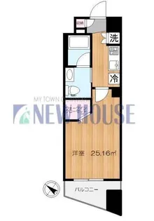 ルミークアン神楽坂【9階】の間取り