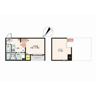 アリッサム東仙台【1階】の間取り