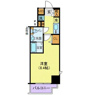 XEBEC ID浅草【6階】の間取り