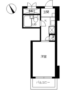 スカイコート横浜山手【3階】の間取り