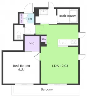 ウィステリア【1階】の間取り