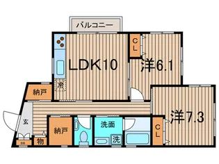 C.Atago【3階】の間取り