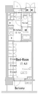 パークアクシス辰巳ステージ【6階】の間取り